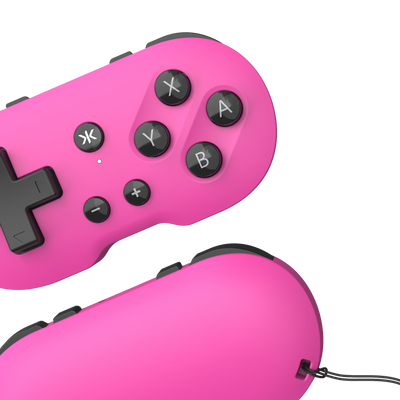 CRKD Atom Vaaleanpunainen USB Pad-ohjain Digitaalinen Android, Nintendo Switch, PC, iOS