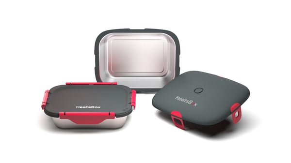 HeatsBox HB-03-90 elektrisk lunchlåda 90 W 0,925 l Svart Vuxen
