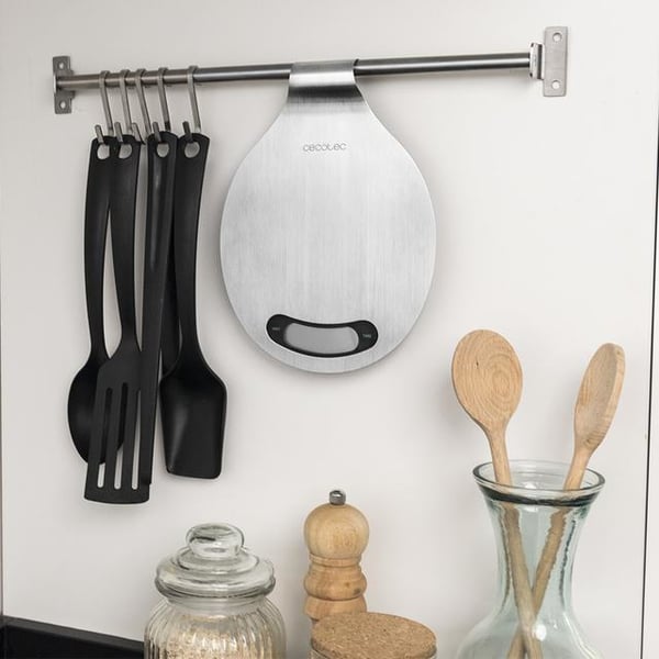 Cecotec Digital Cook Control 10400 Smart Healthy EasyHang Rostfritt stål Bänkdiskmaskin Oval Elektronisk köksvåg