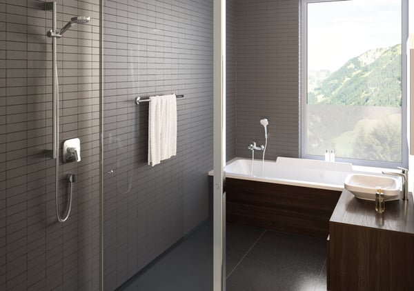 Miniatyrbild 2 av 3: Hansgrohe FixFit duschhållare