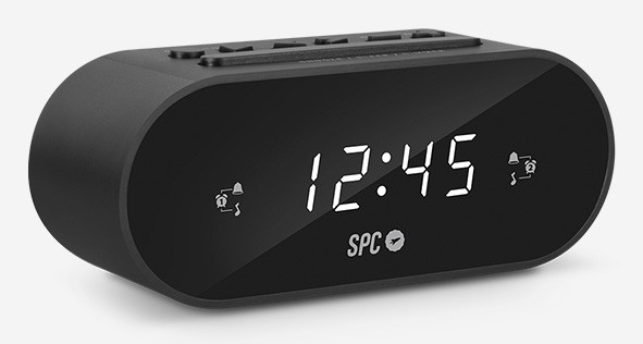 Miniatyrbillede 1 af 2: SPC Frodi Digital alarmur Sort