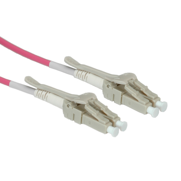ROLINE OM4, LC/LC, 3m InfiniBand och fiberoptisk kabel Grå