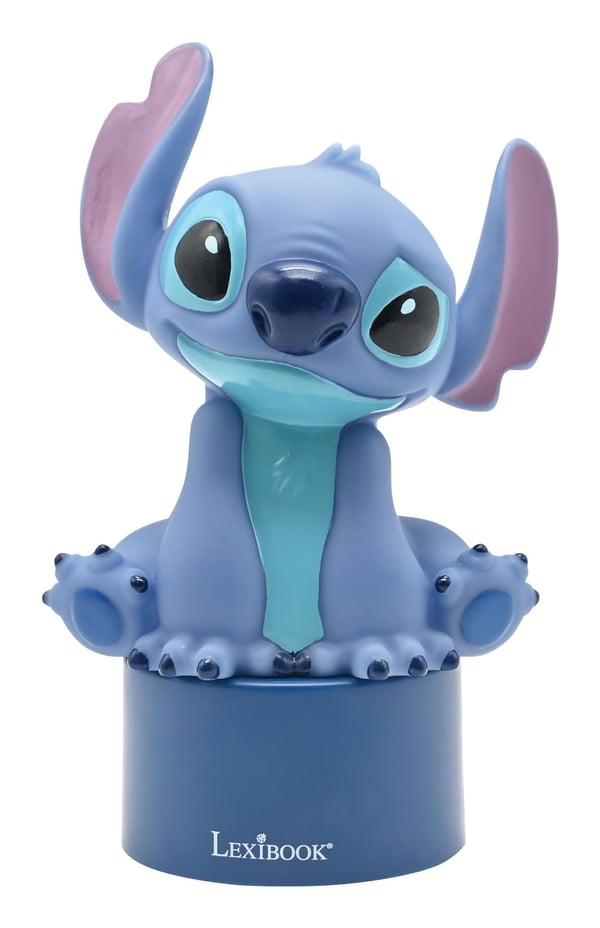 Miniatyrbild 1 av 10: Lexibook Disney Stitch NS01D babynattlampor Fristående Blå LED