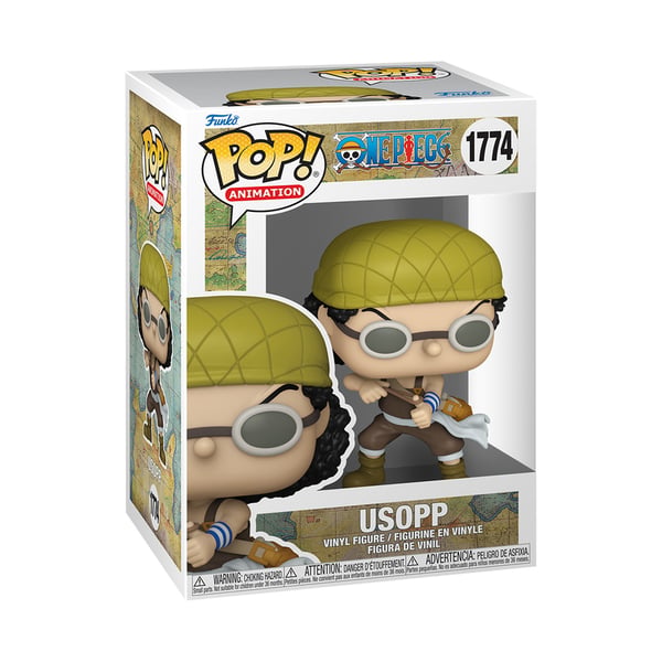 Miniatyrbillede 2 af 2: FUNKO POP! Usopp with Rubber Band