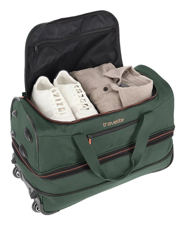 Travelite Basics Vaunu Soft shell Vihreä 51 L Polyesteri
