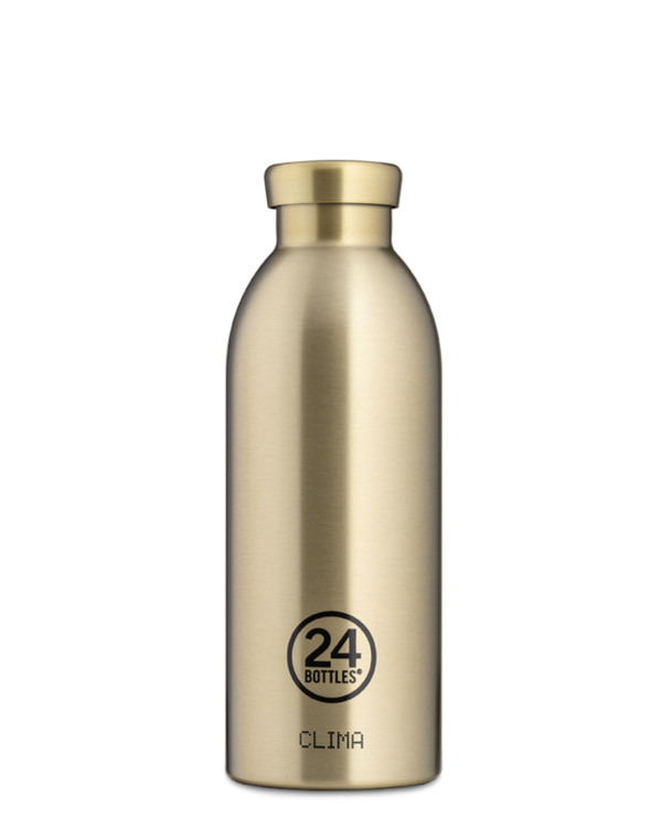 Miniatyrbild 1 av 3: 24Bottles Clima Daglig användning 500 ml Rostfritt stål Guld