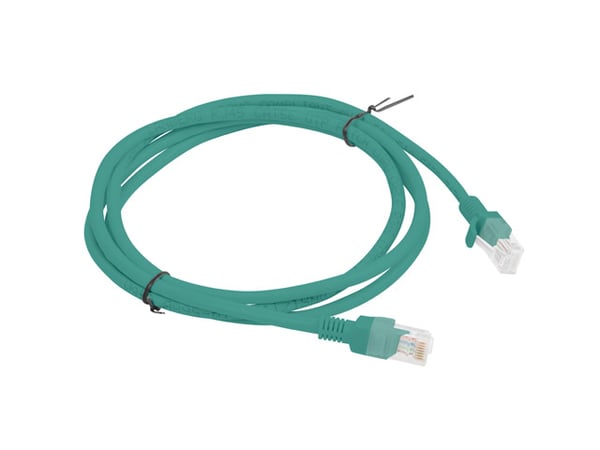 Miniatyrbillede 2 af 2: Lanberg PCU6-10CC-0150-G netværkskabel Grøn 1,5 m Cat6 U/UTP (UTP)