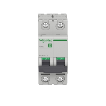 Schneider Electric C60N kredsløbsafbryder 2P