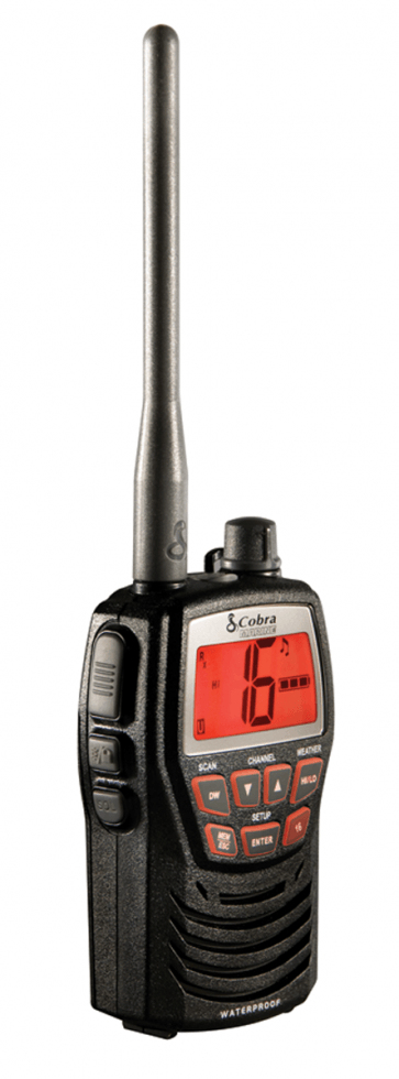 Miniatyrbild 3 av 3: Cobra MR HH125 tvåvägsradio 156.025 - 157.425 MHz