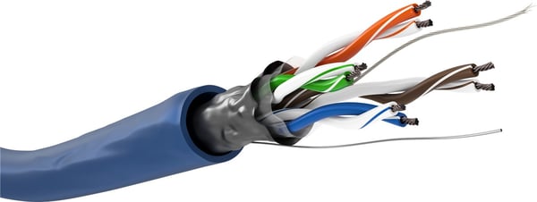 Miniatyrbillede 1 af 4: Goobay 93265 netværkskabel Blå 100 m Cat5e F/UTP (FTP)