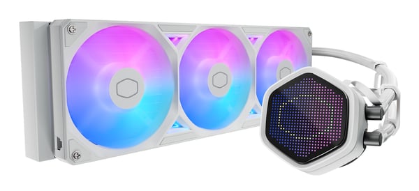 Cooler Master MasterLiquid Atmos II 360 Pixel LED White Processor Væskekølingssæt 12 cm Hvid 1 stk