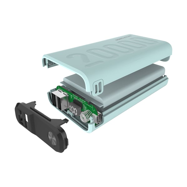 Miniatyrbillede 2 af 6: RealPower PB-20000PD+ Nutopia 20000 mAh Blå