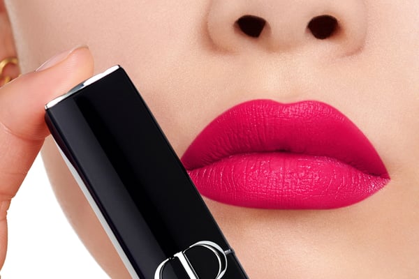 Miniatyrbillede 3 af 5: Dior Rouge Satin 3,5 g 766 Rose Harpers