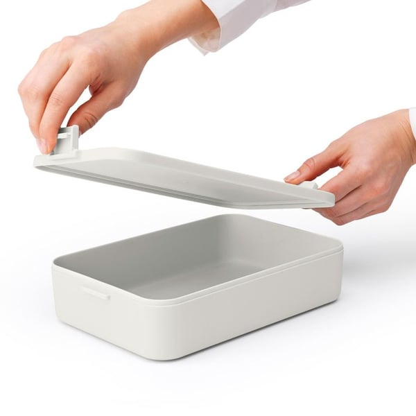 Brabantia Make & Take Frokostbeholder 2 L Plast Lys grå 1 stk
