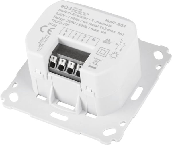 Miniatyrbillede 4 af 4: Homematic IP 156757A0 smart home aktuator Skifteaktuator