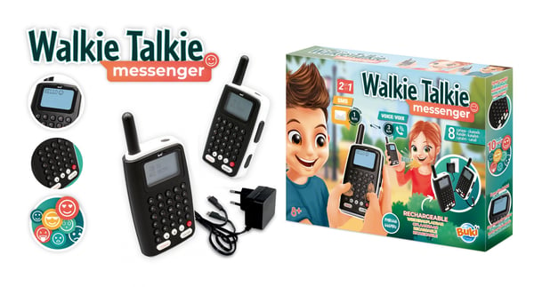 Buki Walkie Talkie Messenger Lasten kannettava radiopuhelin