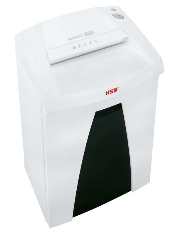 HSM Securio B22 5.8mm papirmakulator Stribe makulering 57 dB 24 cm Hvid