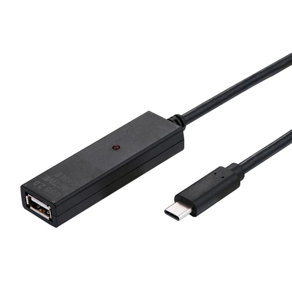 Miniatyrbillede 2 af 4: VALUE 12.99.1113 USB-kabel USB 2.0 15 m USB C USB A 0,48 Gbit/sek. Sort
