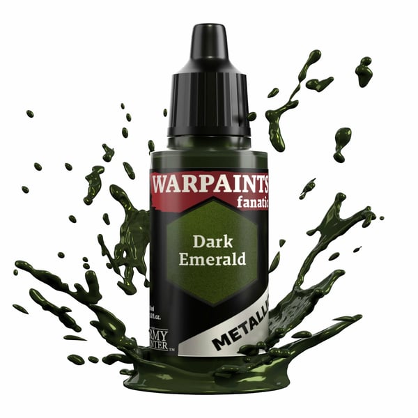 The Army Painter Warpaints Fanatic Metallic: Dark Emerald Vandbaseret maling 1 stk