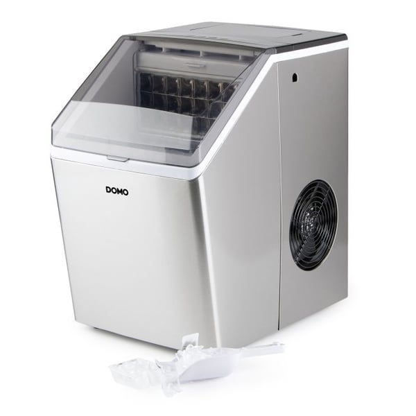 Miniatyrbillede 12 af 20: Domo DO9301IB Indbygget/fritstående isterningefremstiller 20 kg/24t 135 W Rustfrit stål