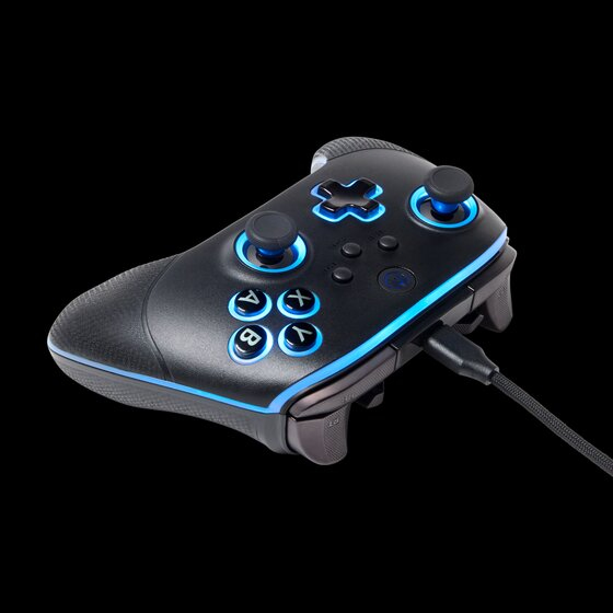Pikkukuva 5 / 10: PowerA PCGP0382-01 peliohjain Musta RF/USB Pad-ohjain Analoginen/Digitaalinen PC