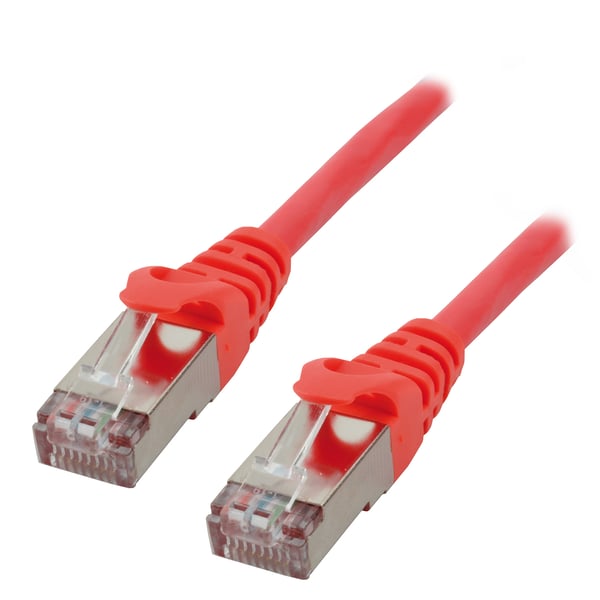 MCL FTP6-3M/R verkkokaapeli Punainen Cat6 F/UTP (FTP)