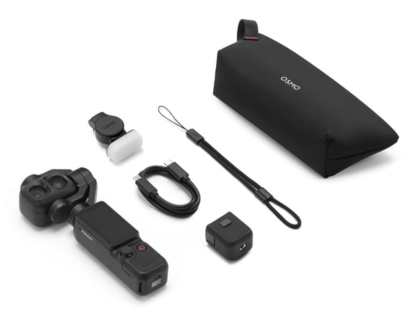 Miniatyrbillede 9 af 10: DJI Osmo Pocket 4P kardanled kamera 4K Ultra HD 37 MP Wi-Fi Sort