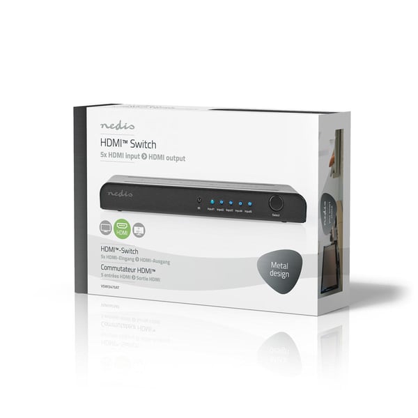 Pikkukuva 6 / 8: Nedis VSWI3475AT videokytkin HDMI