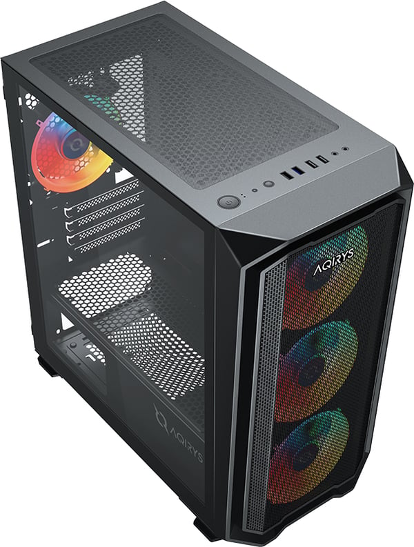 Aqirys WEZEN Midi Tower Musta