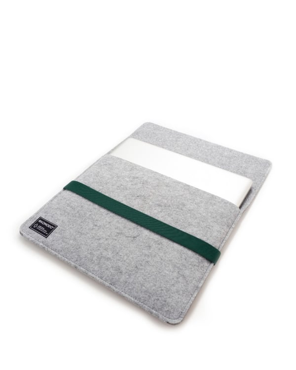 EKOMODO HR-014 laukku kannettavalle tietokoneelle 38,1 cm (15") Suojus Vihreä, Harmaa