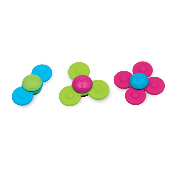 Miniatyrbillede 4 af 10: Fat Brain Toy Co. Whirly Squigz motorik legetøj