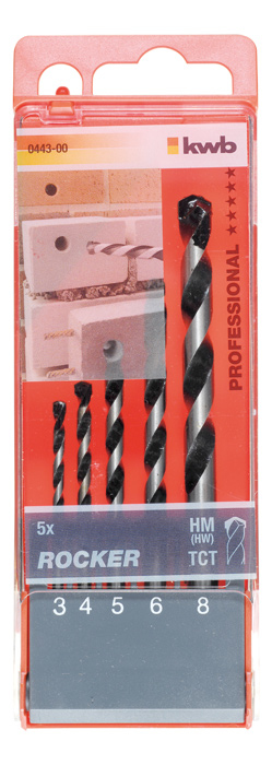 Miniatyrbillede 1 af 3: kwb 044300 borehoved 5 stk