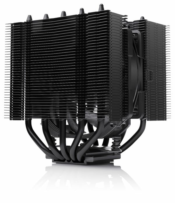 Miniatyrbillede 1 af 7: Noctua NH-D12L Processor Luftkøler 12 cm Aluminium, Sort 1 stk