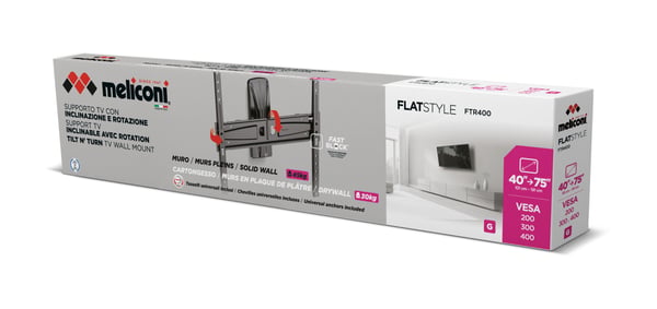 Meliconi 580478 tv-beslag 190,5 cm (75") Sort