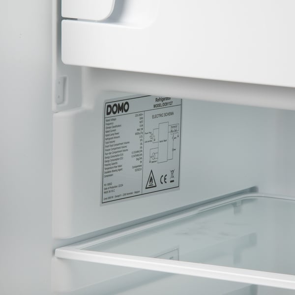 Domo DO91127 kombi-køleskab Fritstående 113 L Hvid