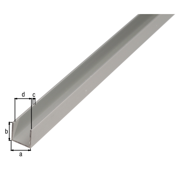 Miniatyrbild 2 av 2: GAH-Alberts 473815 profil Aluminium