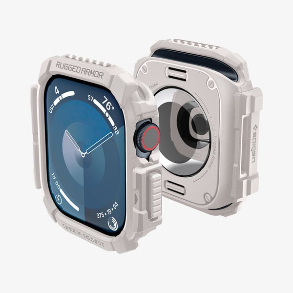 Pikkukuva 8 / 8: Spigen Rugged Armor Kotelo Beige Termoplastinen polyuretaani (TPU)