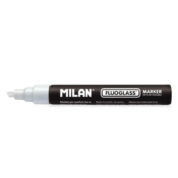 Milan 591291012 speedmarker 12 stk Mejselspids Hvid