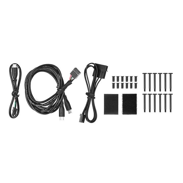 Thermaltake CL-F076-PL12SW-A Computerkølesystem Computerkabinet Ventilator 12 cm Sort