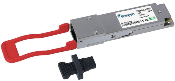 BlueOptics QSFP-100G-ER4L-BO modul til netværksmodtager Fiberoptisk 100000 Mbit/s QSFP28
