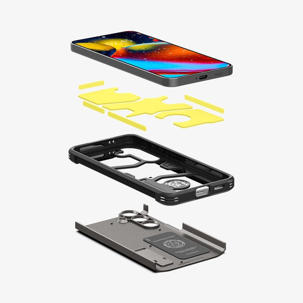 Miniatyrbillede 10 af 12: Spigen Tough Armor mobiltelefon etui 15,8 cm (6.2") Cover Sort, Metallic