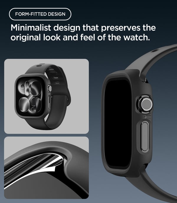 Spigen Thin Fit Boks Sort Polykarbonat (PC)