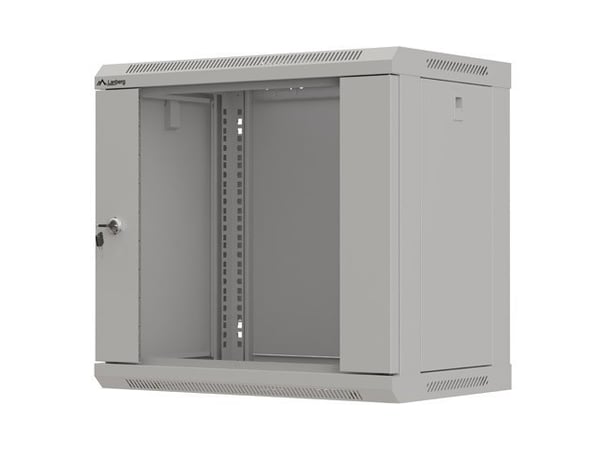 Lanberg WF03-5309-10S stativ 9U Vægmonteret stativ Sort