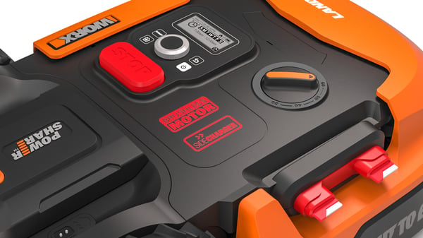 WORX WR147E.1 gräsklippare Robotgräsklippare Batteri Svart, Orange