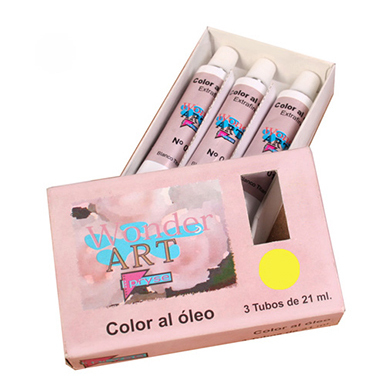 Pryse 6250007 oliemaling 21 ml Rør Gul