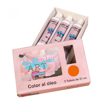 Pryse 6250018 öljymaali 21 ml Tuubi Oranssinpunainen