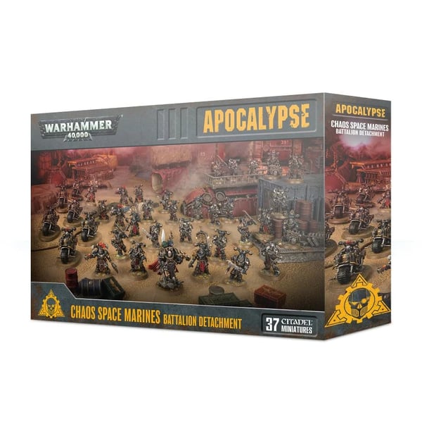 Miniatyrbillede 1 af 16: Games Workshop Chaos Space Marines Battalion Detachment