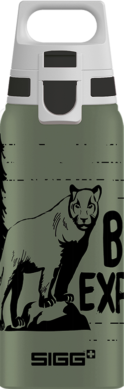 SIGG WMB ONE Brave Mountain Lion Dagligt forbrug 600 ml Aluminium Grøn