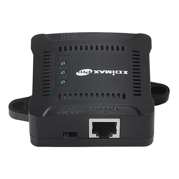 Miniatyrbild 2 av 5: Edimax GP-101ST nätverksdelare Strömförsörjning via Ethernet (PoE) stöd Svart