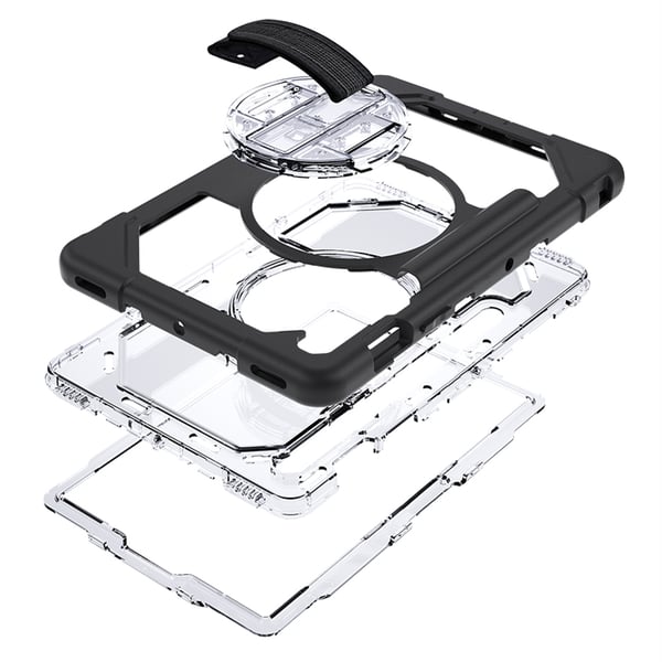 Miniatyrbild 2 av 2: EIGER EGPE00142 iPad-fodral 31,5 cm (12.4") Mobilskal Svart, Transparent